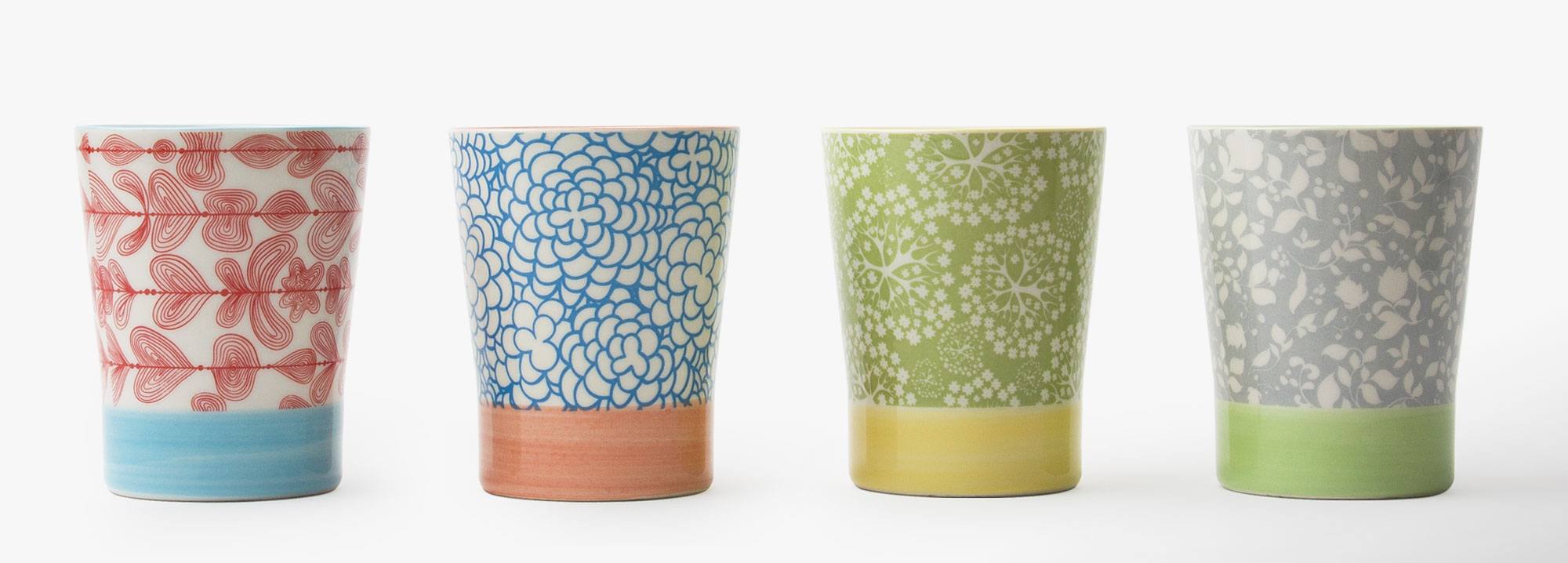Asian Ceramic Mug Sets Multicolored Floral Animal Teacups Miya - Cupmug Sets asian ceramic mug sets multicolored floral animal teacups miya - cupmug sets